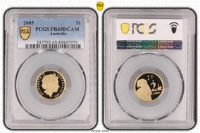 2005 $2 PR69DCAM