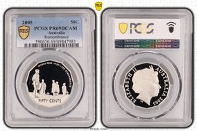 2005 50C Remembrance PR69DCAM