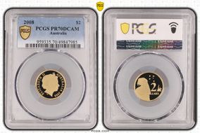 2008 $2 PR70DCAM