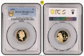 1993 $2 PR70DCAM