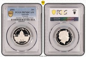 2001 20C Victoria PR70DCAM