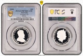 2000 20C Edward VII Silver PR70DCAM