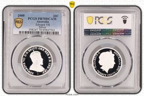 2000 20C Edward VII Silver PR70DCAM