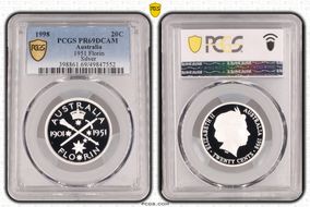 1998 20C 1951 Florin Silver PR69DCAM