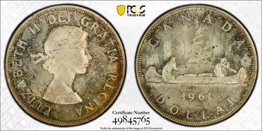 1961 S$1 MS64