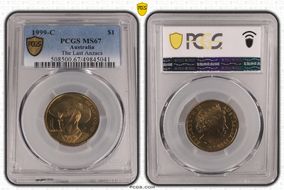 1999-C $1 The Last Anzacs MS67