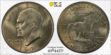 1972 $1 Type 1 MS65