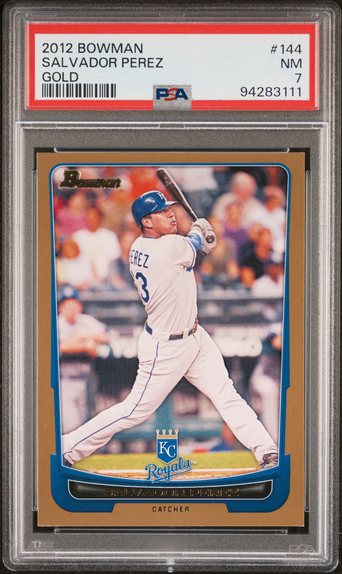2012 Bowman GOLD #144 Salvador Perez front