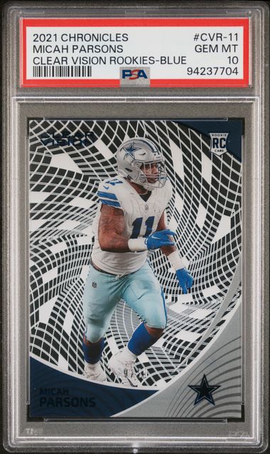2021 Clearvisionrookies-Blue Blue #CVR-11 Micah Parsons front