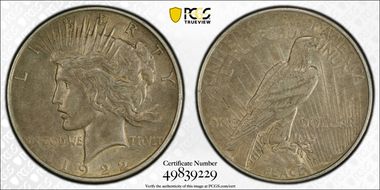 1922 $1 XF40