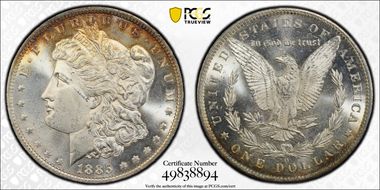 1885-O $1 MS65