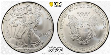 2004 $1 Silver Eagle MS69
