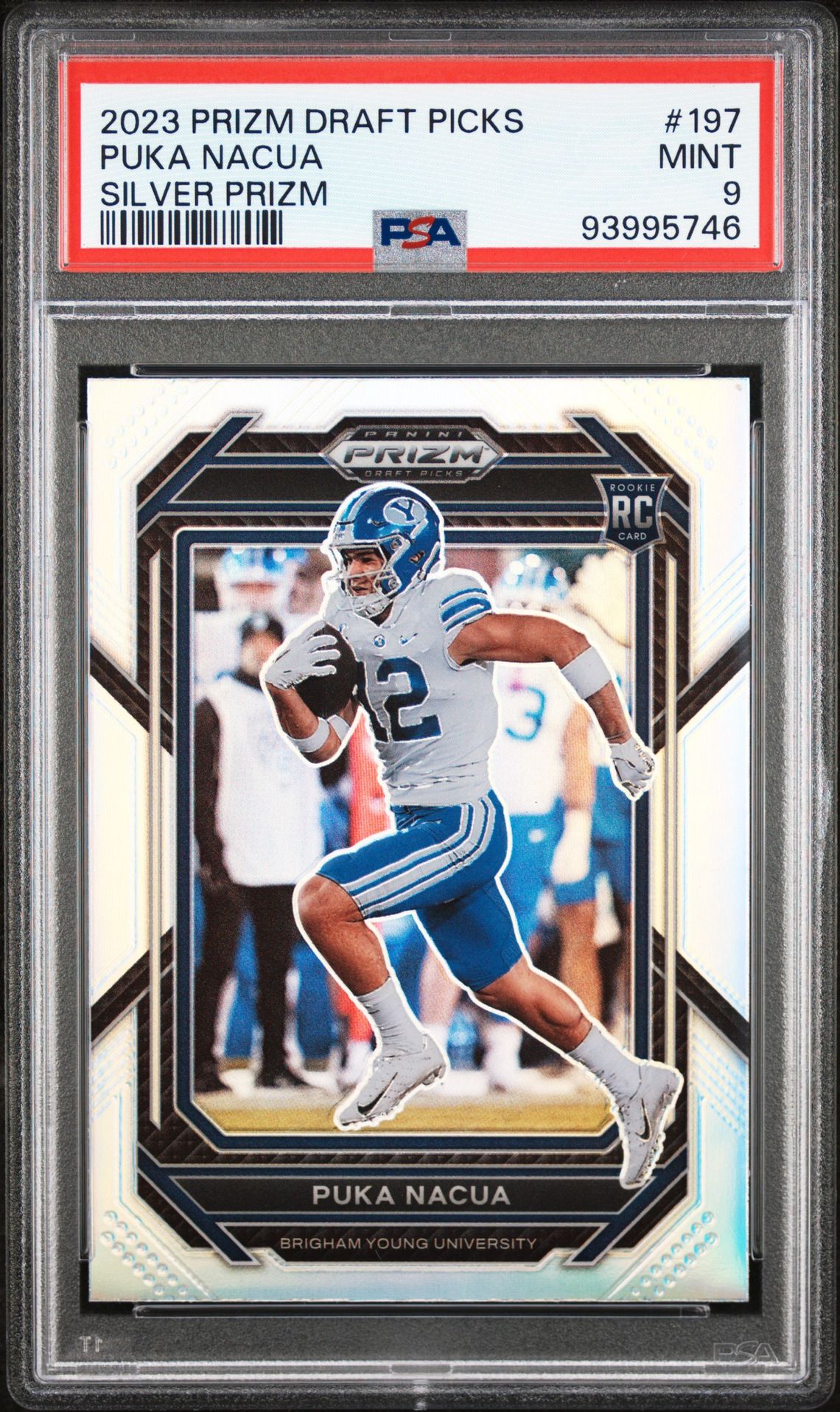 2023 Panini Prizm Draft Picks Puka Nacua #197 (Silver Prizm) Mint 9 front