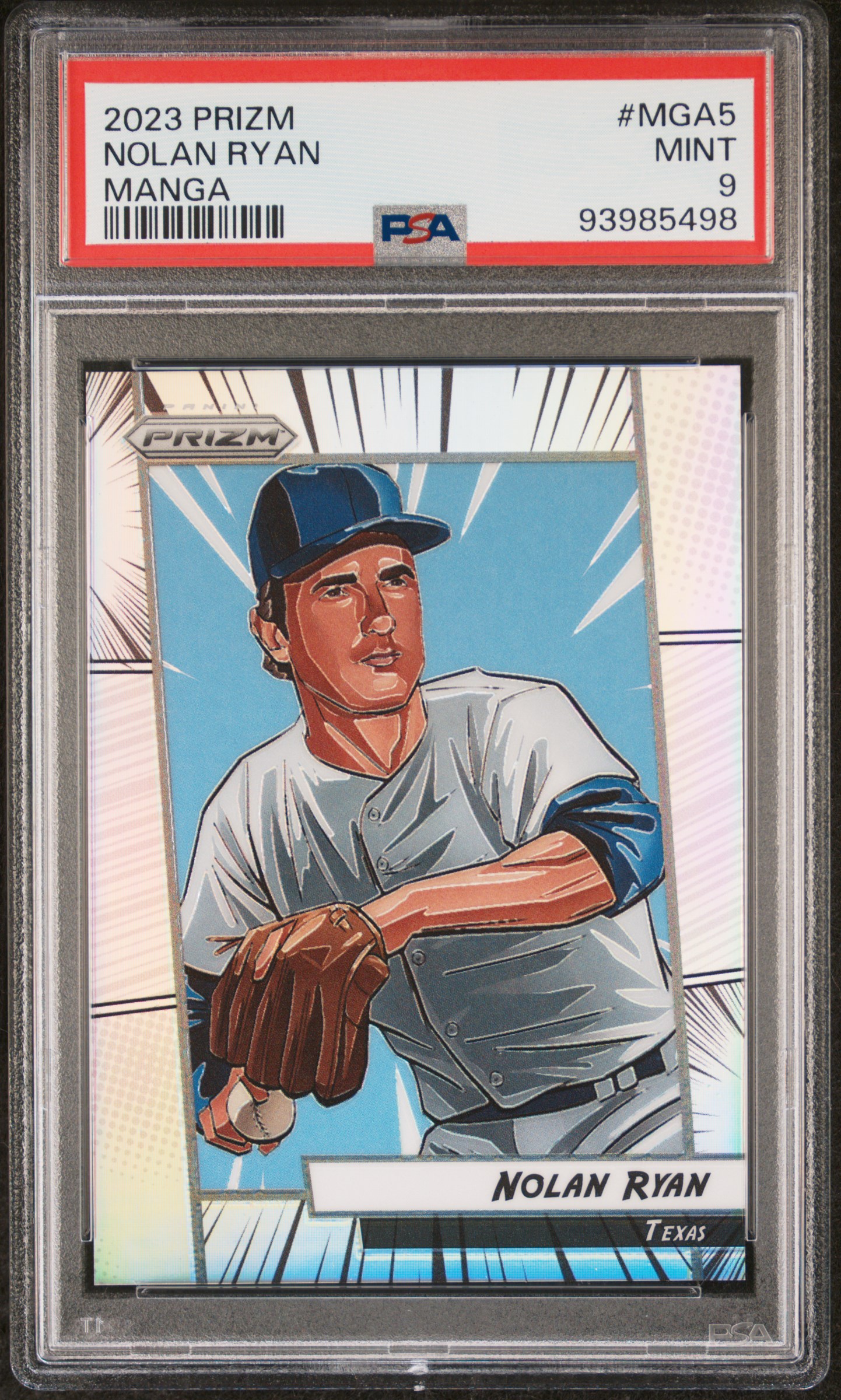 2023 Panini Prizm Manga Nolan Ryan #Mga5 (Manga) Mint 9 front