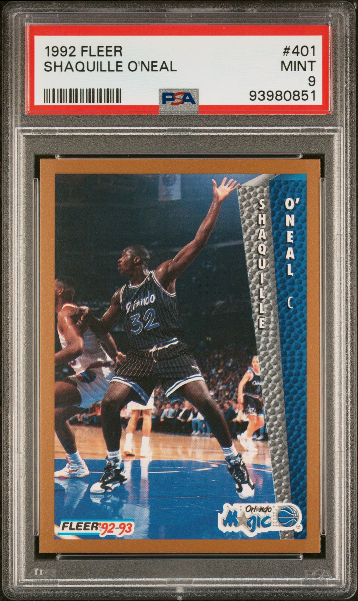 1992 Fleer FLEER #401 Shaquille O'Neal front