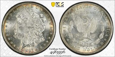 1887-S $1 MS62