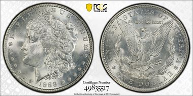 1888 $1 MS65