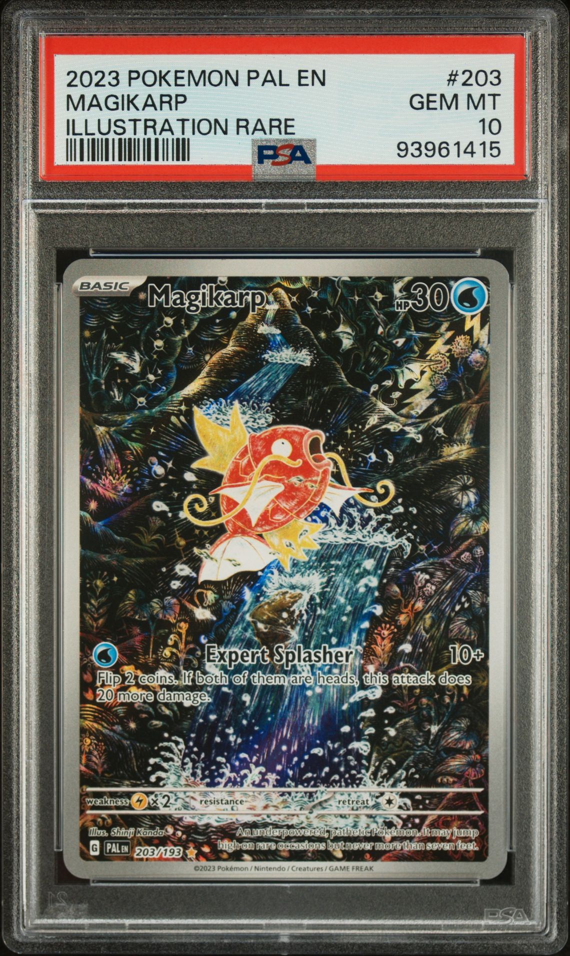 2023 Pokemon POKEMON PAL EN-PALDEA EVOLVED Holo #203 Magikarp front