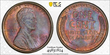 1909 VDB 1C MS65BN