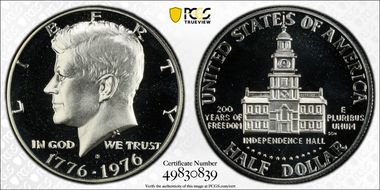 1976-S 50C Silver PR68CAM