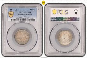 1874-A Mark J-9 MS64