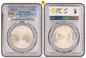 1930-A 5 Mk J-343 Zeppelin Ag MS65