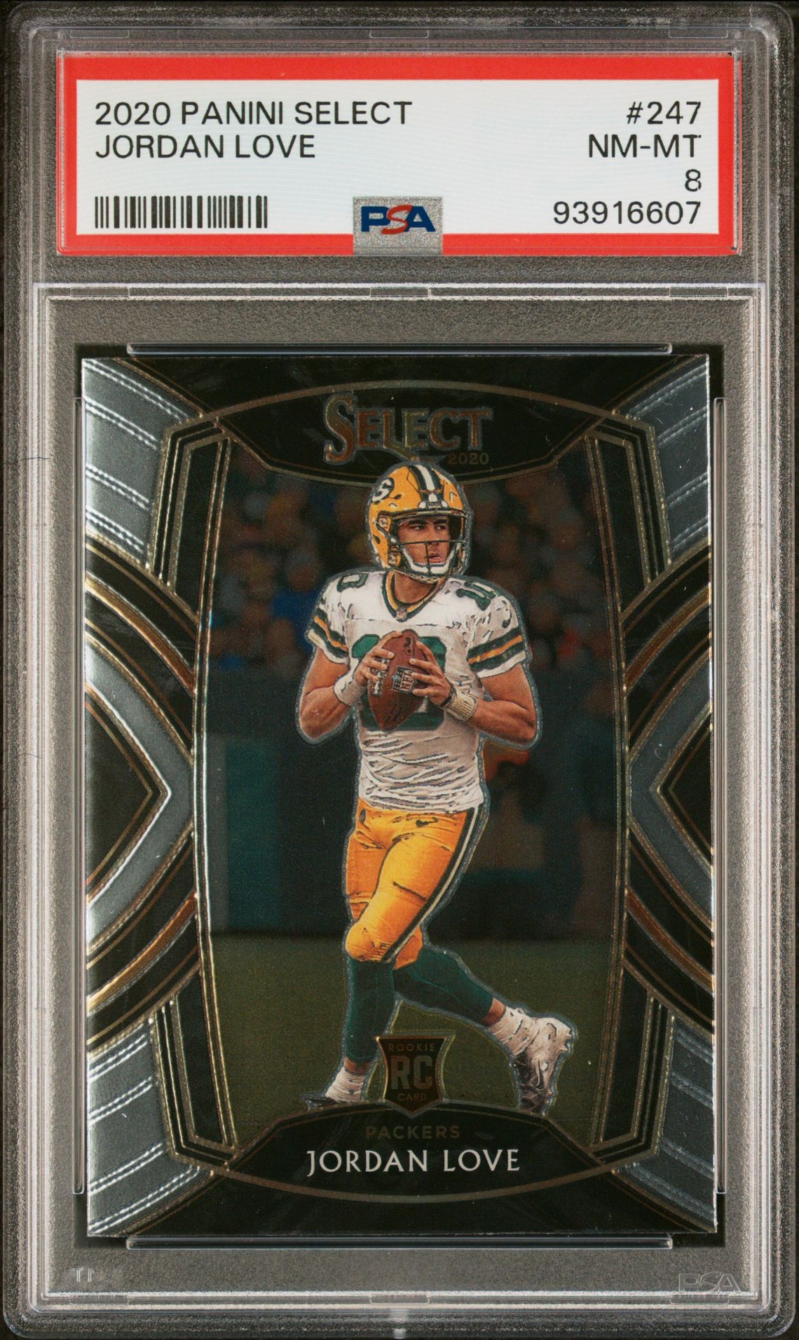 2020 Panini PANINI SELECT #247 Jordan Love front