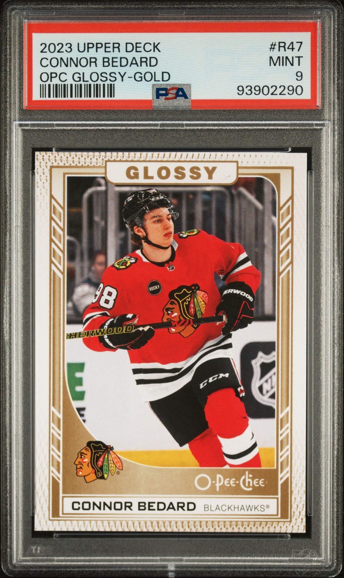 2023 Upper Deck Upper Deck O-Pee-Chee Glossy #R47 Connor Bedard front