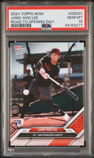 2024 Topps Now Road To Opening Day Jung-Hoo Lee #Od291 Gem Mt 10 front