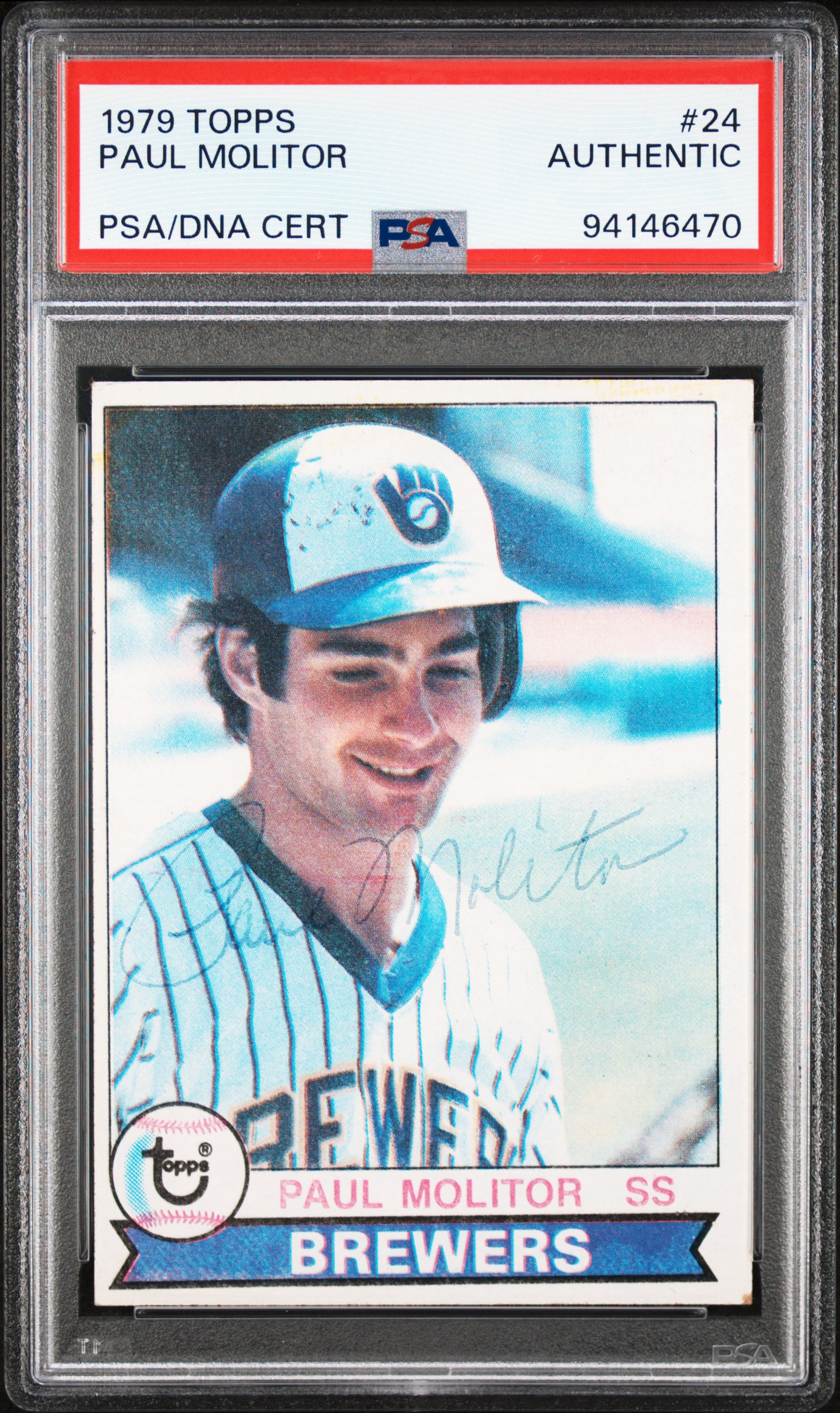 1979 Topps Paul Molitor #24 front