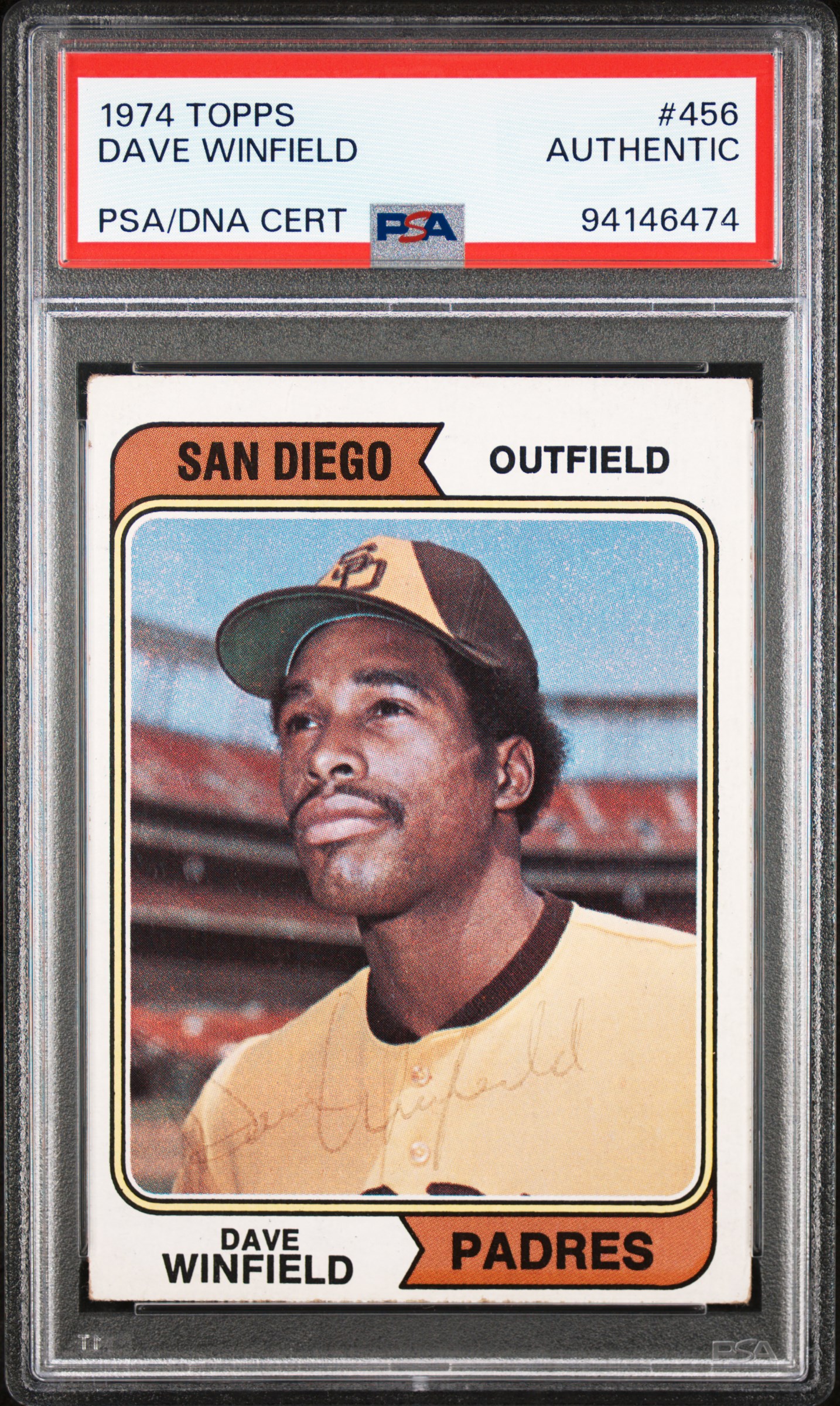 1974 Topps Dave Winfield #456 front