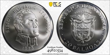 1973-FM 20 B Simon Bolivar MS68