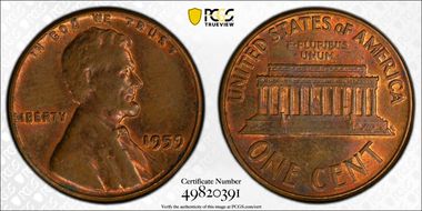 1959 1C DDO FS-101 (022.2) MS63RB