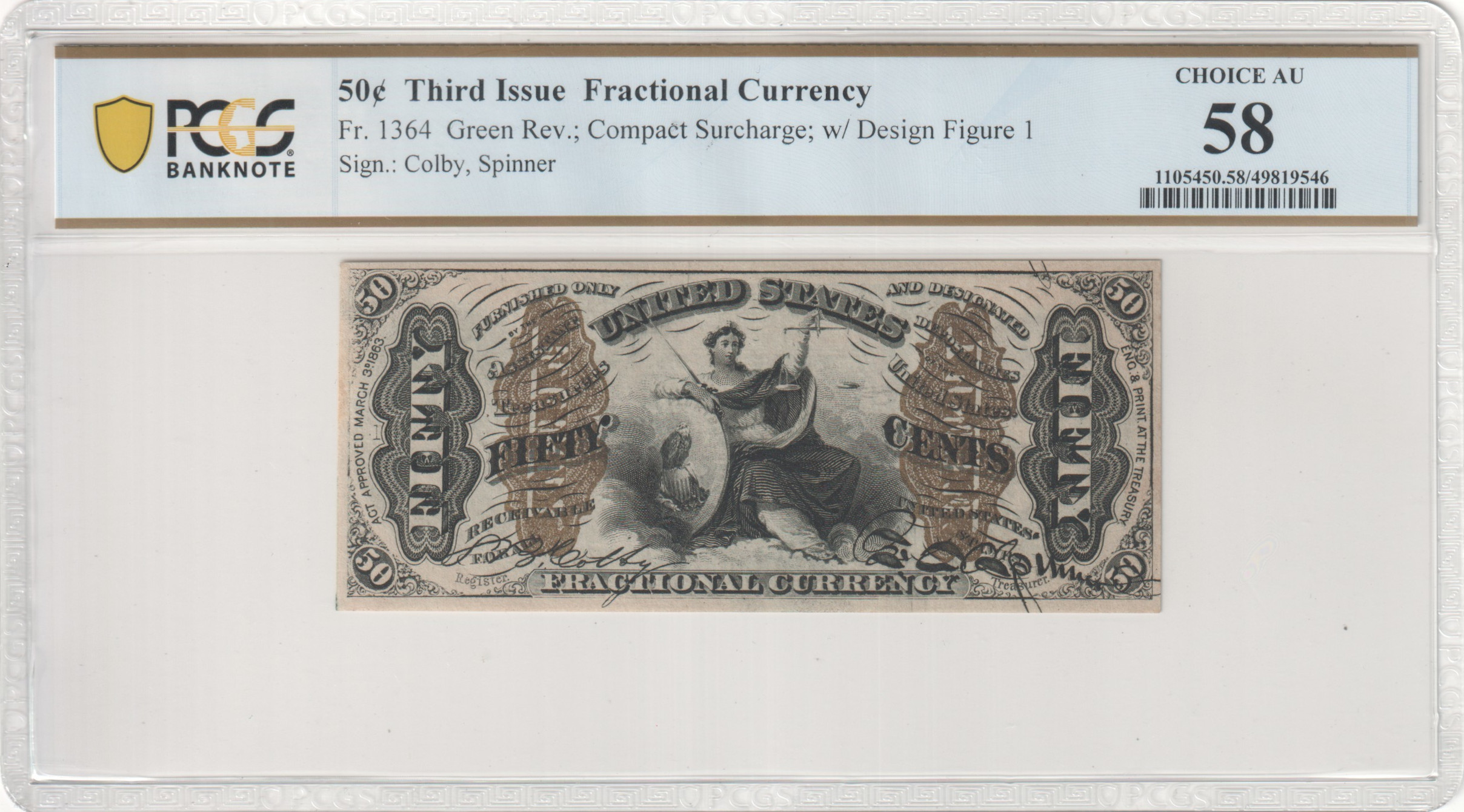 PCGS Certificate Verification Coin Details for Cert #49819546