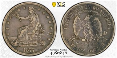 1877-S T$1 VF30