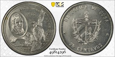 1989 25C Alexander von Humboldt MS68
