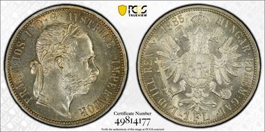 1885 Florin MS62