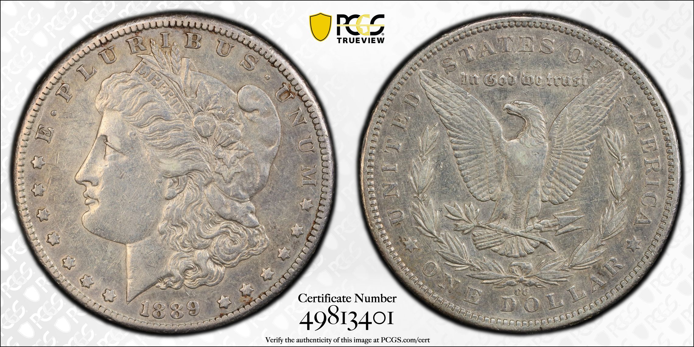 1889-CC $1 92 PCGS