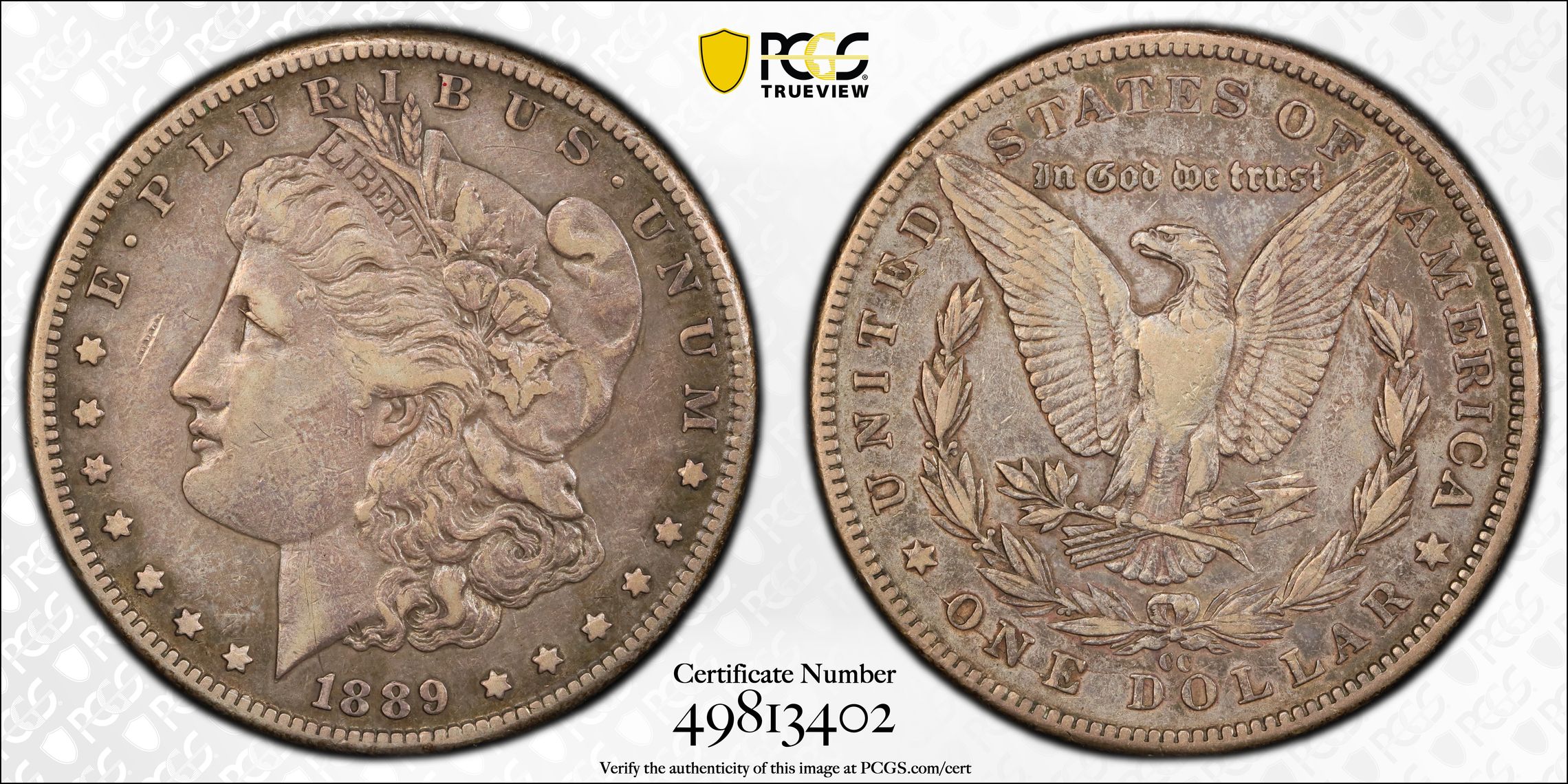 1889-CC $1 92 PCGS