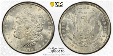 1878 8TF $1 VAM 14.11 Wild Eye MS61