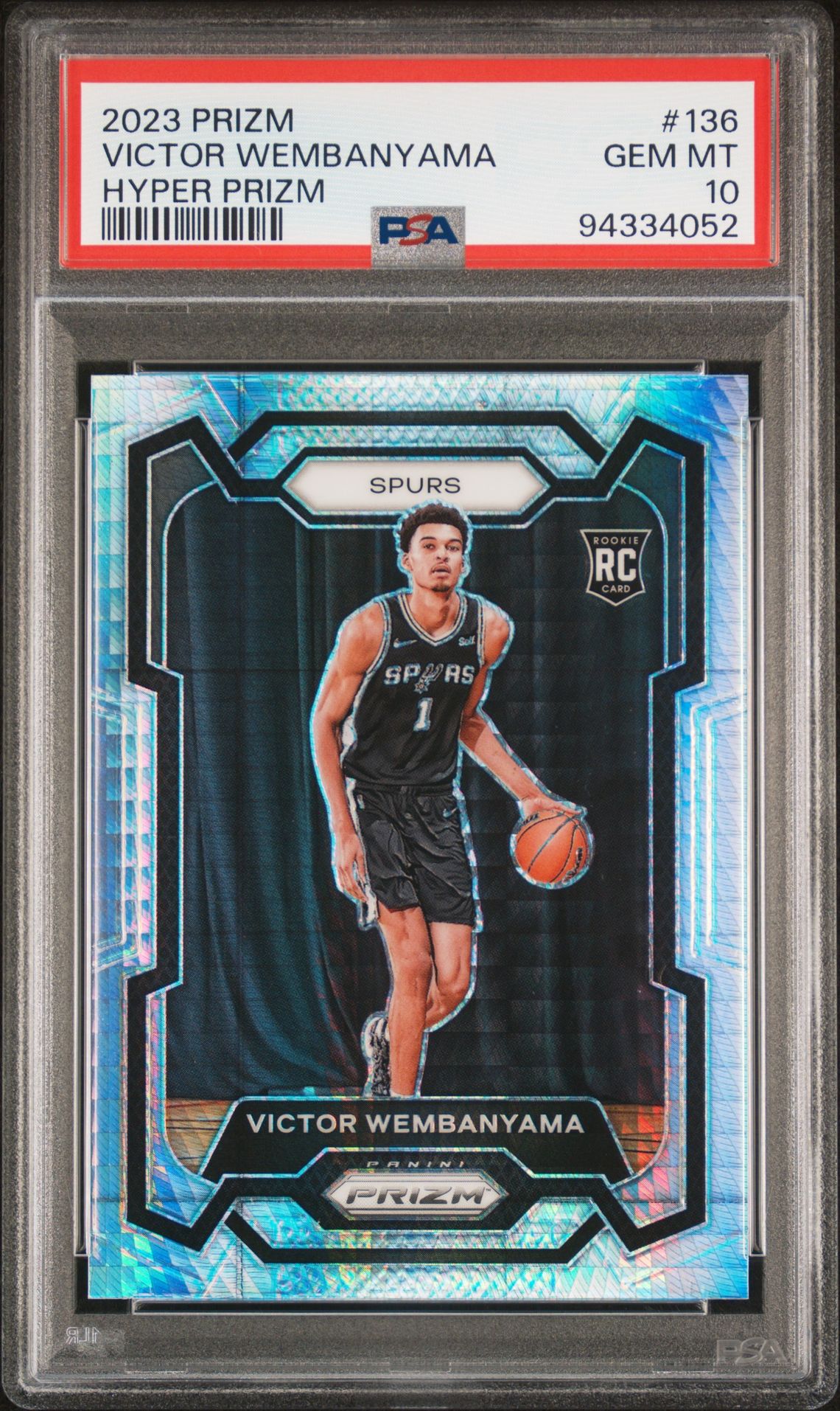2023 Panini PANINI PRIZM Hyper #136 Victor Wembanyama front