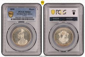 1890 Rupie J-713 MS64