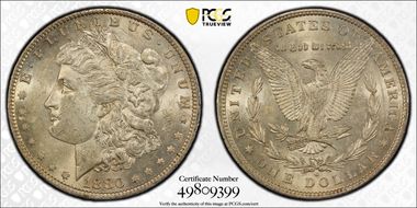 1880-O $1 AU58