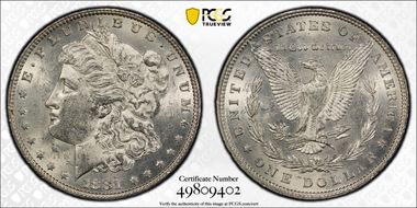 1881 $1 MS61