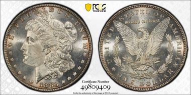 1883 $1 MS64