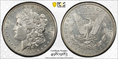 1898-S $1 AU55