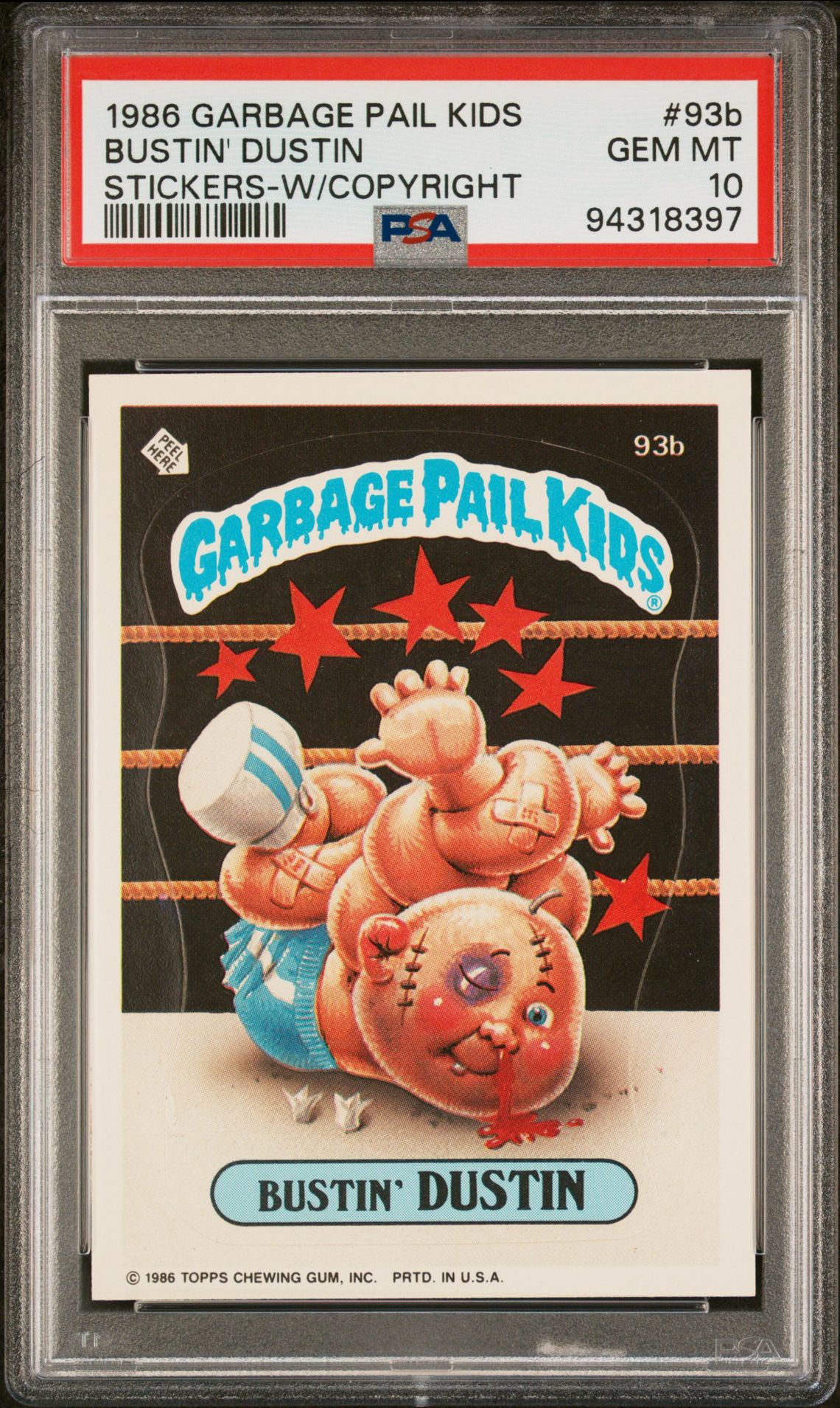 Bustin' Dustin PSA 10