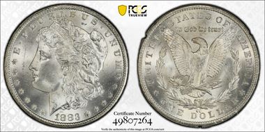 1883-CC $1 GSA Hoard MS65