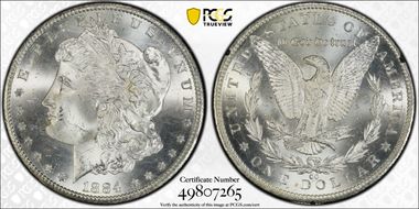 1884-CC $1 GSA Hoard MS64