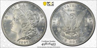 1897 $1 MS68